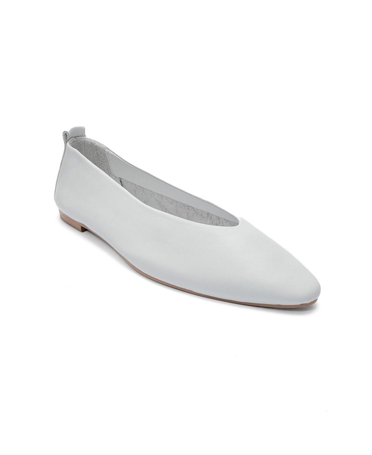 Forever and Always Shoes Women’s Jenas Leather Ballet Flat – White Forever and Always Shoes Women’s Jenas Leather Ballet Flat – White