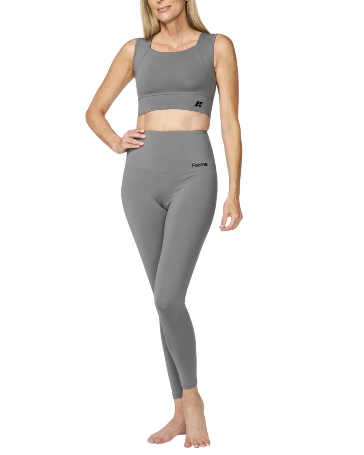 Forme Women’s Sculpt Legging for Core & Back Alignment – Stone Forme Women’s Sculpt Legging for Core & Back Alignment – Stone