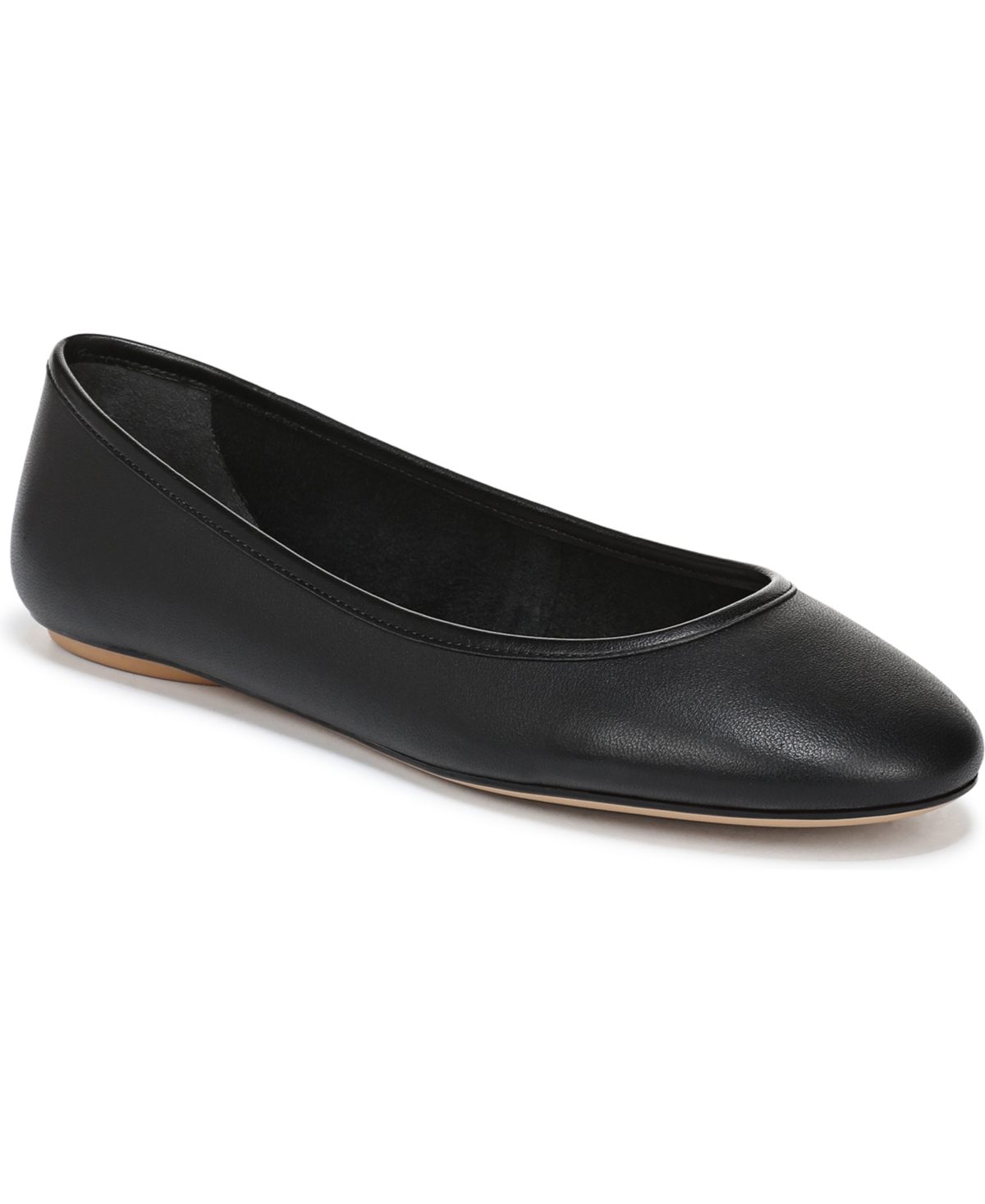 Franco Sarto Women’s Christina Round Toe Ballerina/Skimmer Shoes – Black Leather Franco Sarto Women’s Christina Round Toe Ballerina/Skimmer Shoes – Black Leather