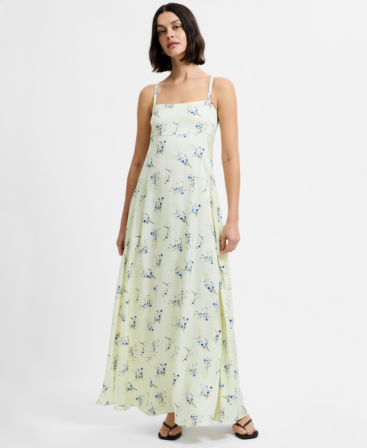 French Connection Women’s Floral Print Maxi Dress – Cucumber Crush French Connection Women’s Floral Print Maxi Dress – Cucumber Crush