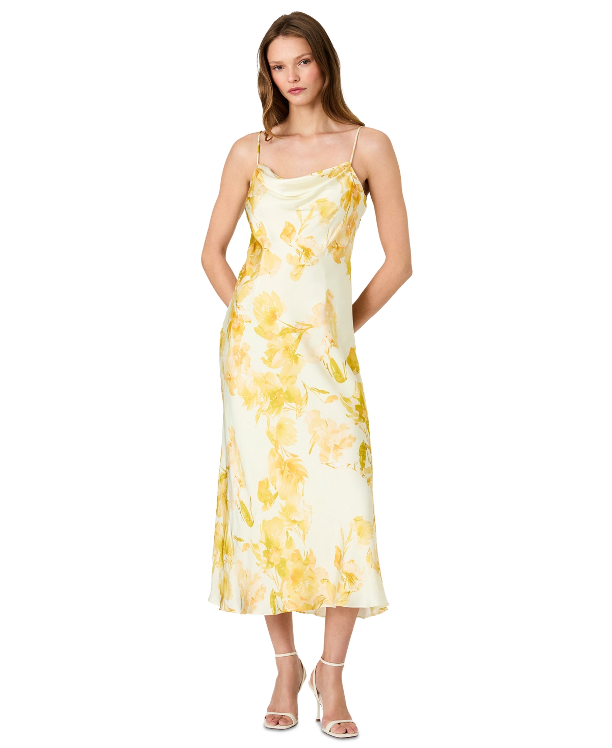 French Connection Women’s Printed Cowl Neck Dress – Daisy Yellow Sophie Fleur French Connection Women’s Printed Cowl Neck Dress – Daisy Yellow Sophie Fleur