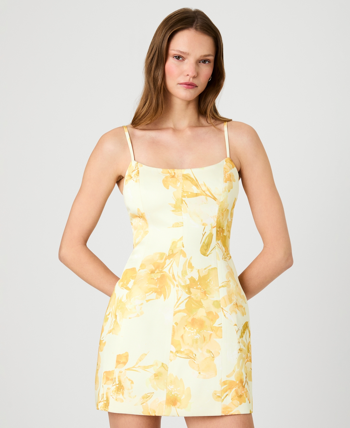 French Connection Women’s Sleeveless Printed Mini Dress – Daisy Yellow Sophie Fleur French Connection Women’s Sleeveless Printed Mini Dress – Daisy Yellow Sophie Fleur
