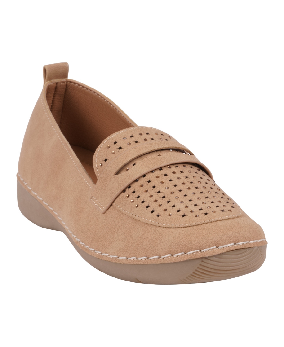 Gc Shoes Women’s Danita Embellished Penny Loafers – Natural Gc Shoes Women’s Danita Embellished Penny Loafers – Natural