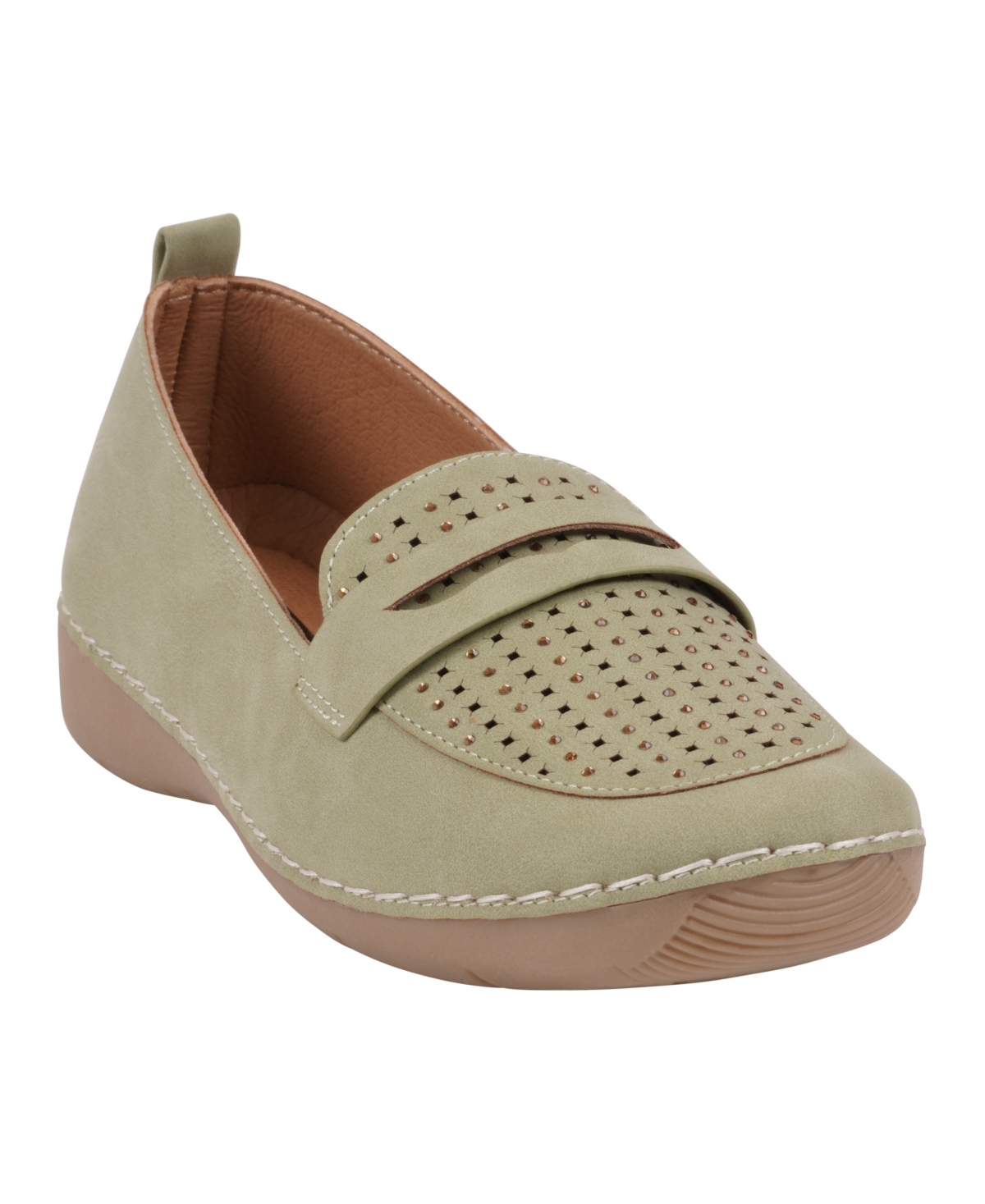 Gc Shoes Women’s Danita Embellished Penny Loafers – Sage