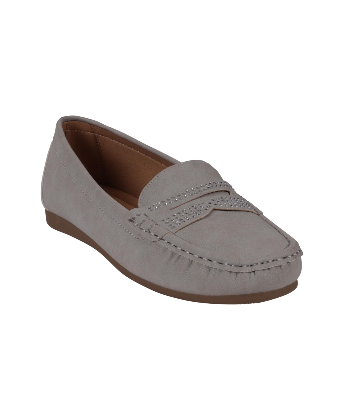 Gc Shoes Women’s Eagle Embellished Driving Moccasin Loafers – Gray Gc Shoes Women’s Eagle Embellished Driving Moccasin Loafers – Gray