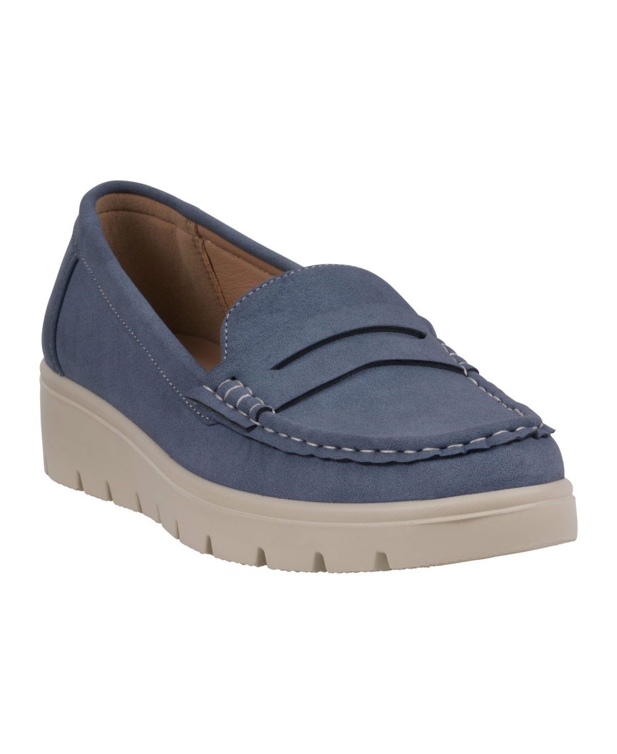 Gc Shoes Women’s Fallon Lug Sole Penny Loafers – Blue Gc Shoes Women’s Fallon Lug Sole Penny Loafers – Blue