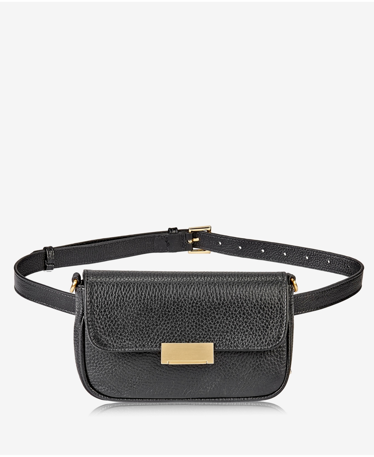 GiGi New York Women’s Carrie Crossbody Belt Bag – Black