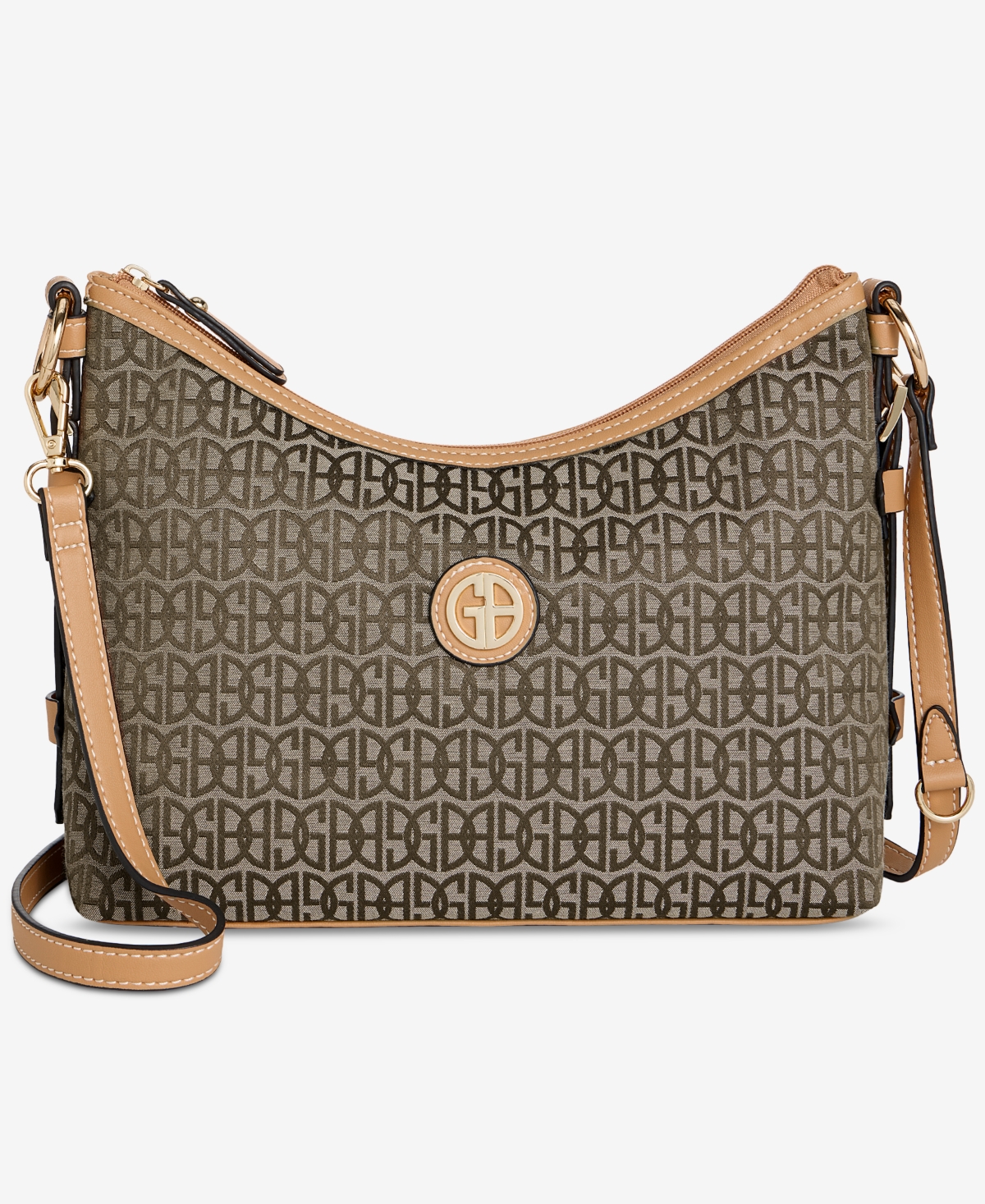 Giani Bernini Pebble Soft Medium Shoulder Bag, Exclusively at Macy’s – Brown/vach Giani Bernini Pebble Soft Medium Shoulder Bag, Exclusively at Macy’s – Brown/vach