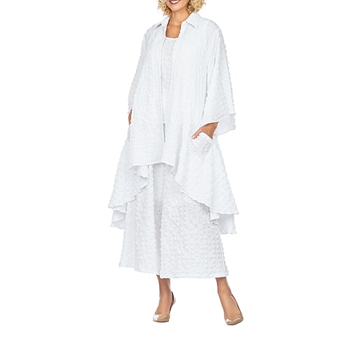 Giovanna Signature Womens 3-pc. Pant Suit, Small, White Giovanna Signature Womens 3-pc. Pant Suit, Small, White