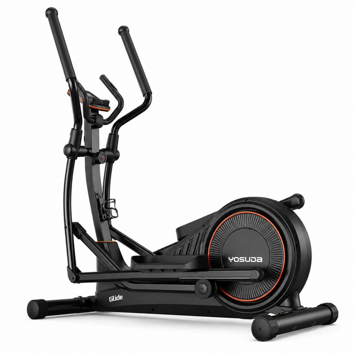 Glide Elliptical, 400 Lbs Capacity, Ultra Quiet Magnetic Drive with 16 Levels, 4-in-1 Modes and Bluetooth for Home Gym – Black Glide Elliptical, 400 Lbs Capacity, Ultra Quiet Magnetic Drive with 16 Levels, 4-in-1 Modes and Bluetooth for Home Gym – Black