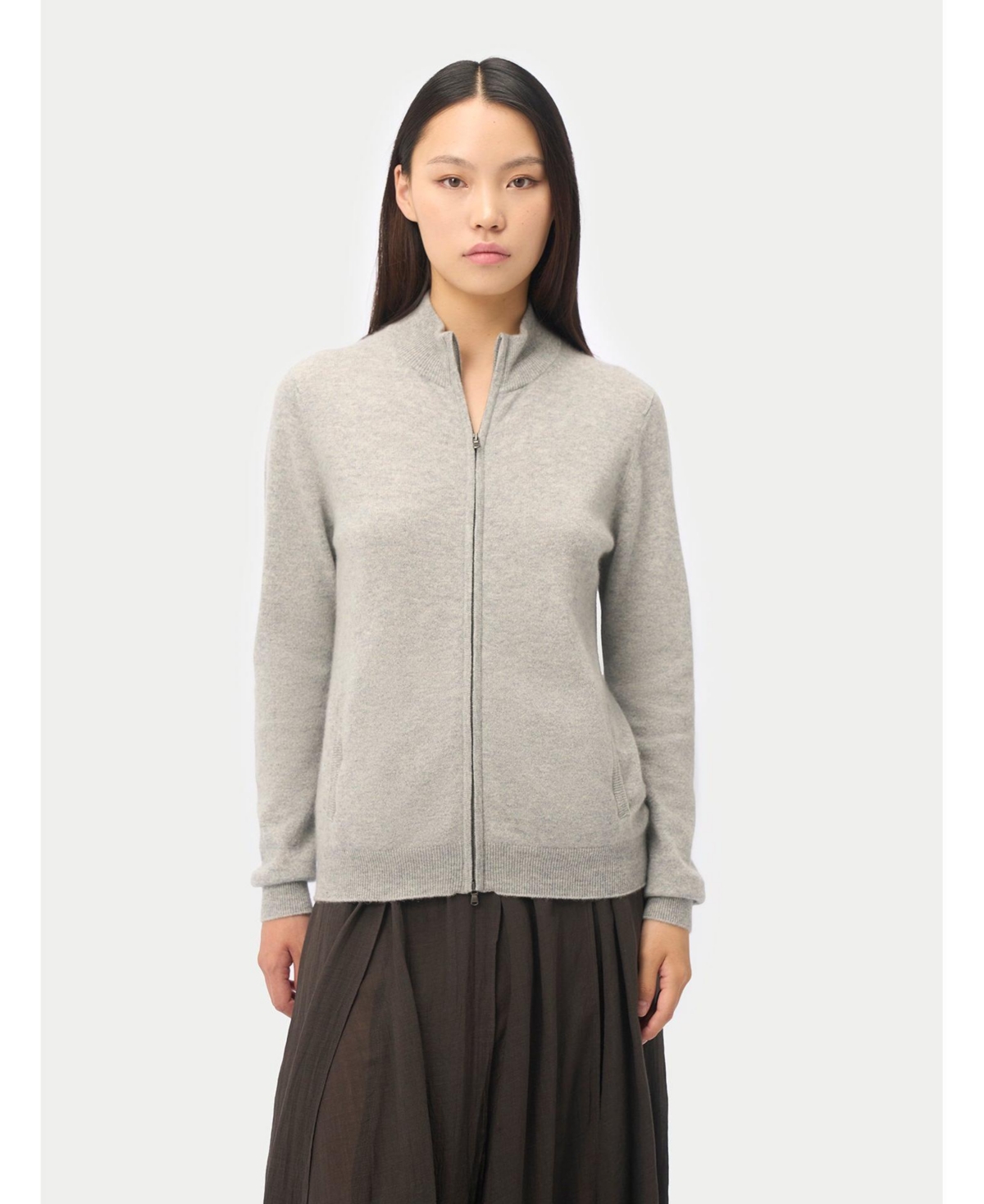 Gobi Cashmere Women’s Cashmere Full-Zip Cardigan Gobi Cashmere Women’s Cashmere Full-Zip Cardigan