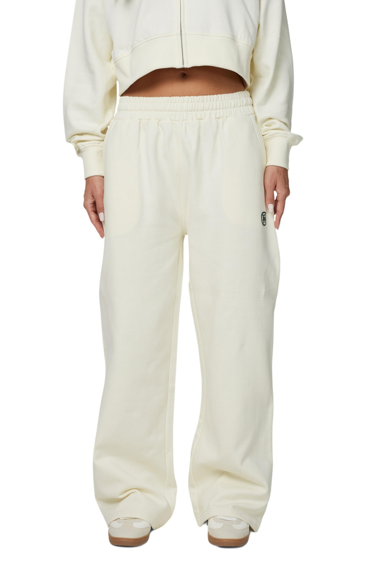 Good For Nothing Women’s Straight Leg Halftone Joggers – Ivory