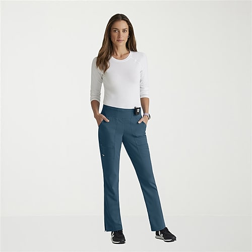 Grey’s Anatomy by Barco Spandex Stretch Direct Grsp633 Relay 5-Pocket Mid-Rise Straight Leg Womens Stretch Fabric Moisture Wicking Wrinkle Resistant S Grey’s Anatomy by Barco Spandex Stretch Direct Grsp633 Relay 5-Pocket Mid-Rise Straight Leg Womens Stretch Fabric Moisture Wicking Wrinkle Resistant S