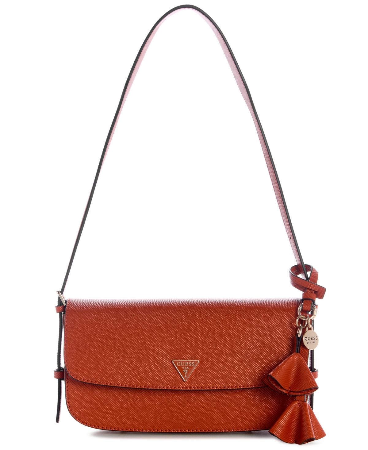 Guess Danielle Flap Small Shoulder Handbag – Ginger Guess Danielle Flap Small Shoulder Handbag – Ginger