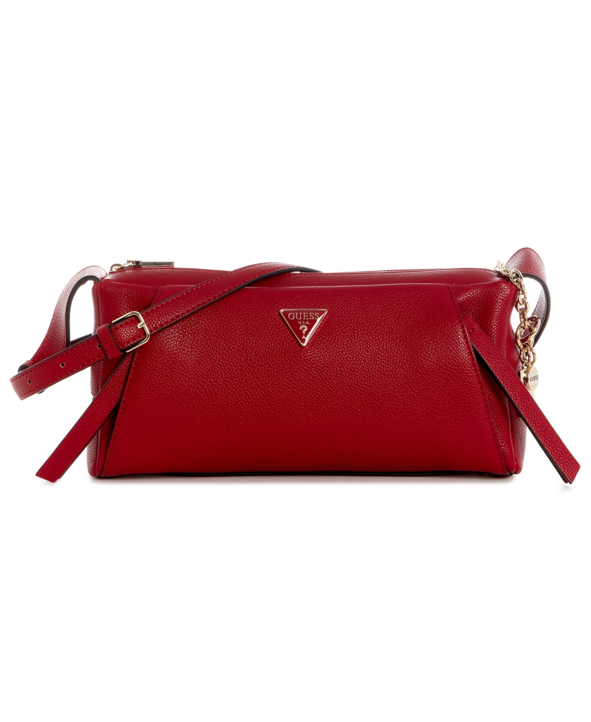 Guess Devon Small Crossbody Handbag – Dark Cherry Guess Devon Small Crossbody Handbag – Dark Cherry