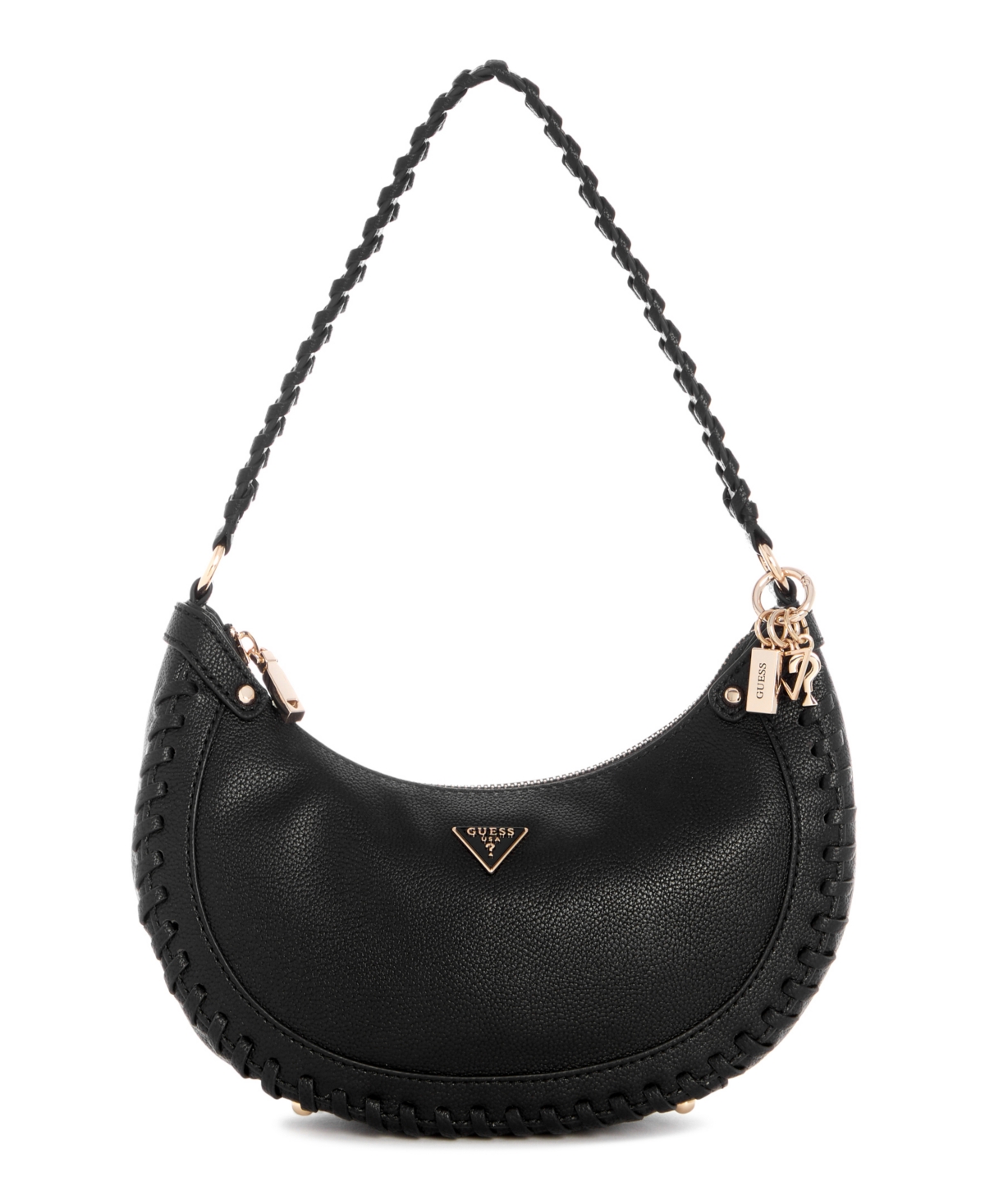 Guess Petra Small Hobo Shoulder Handbag – Black