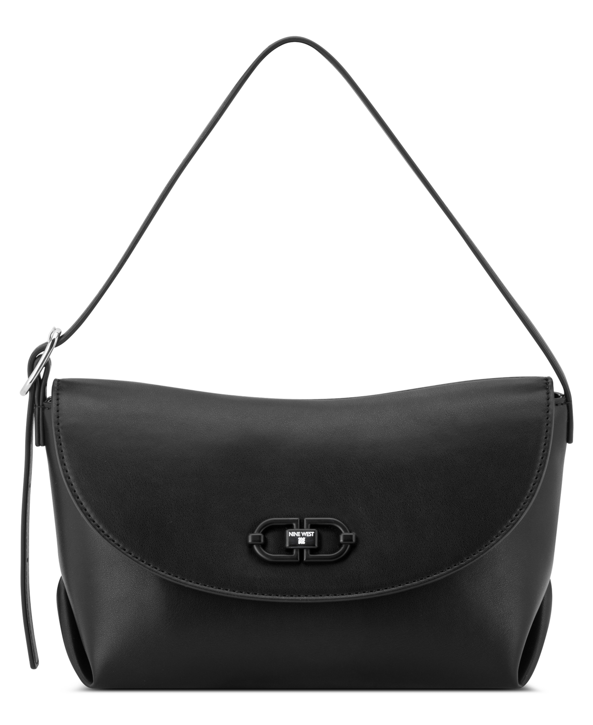 Haigan Flap Shoulder Bag – Black Haigan Flap Shoulder Bag – Black