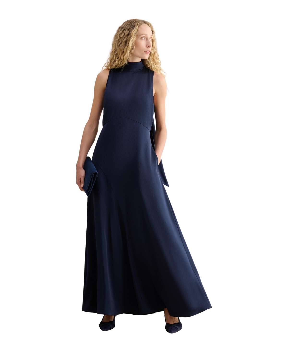 Hobbs London Women’s Marilyn Satin Maxi Dress – Midnightnavy Hobbs London Women’s Marilyn Satin Maxi Dress – Midnightnavy