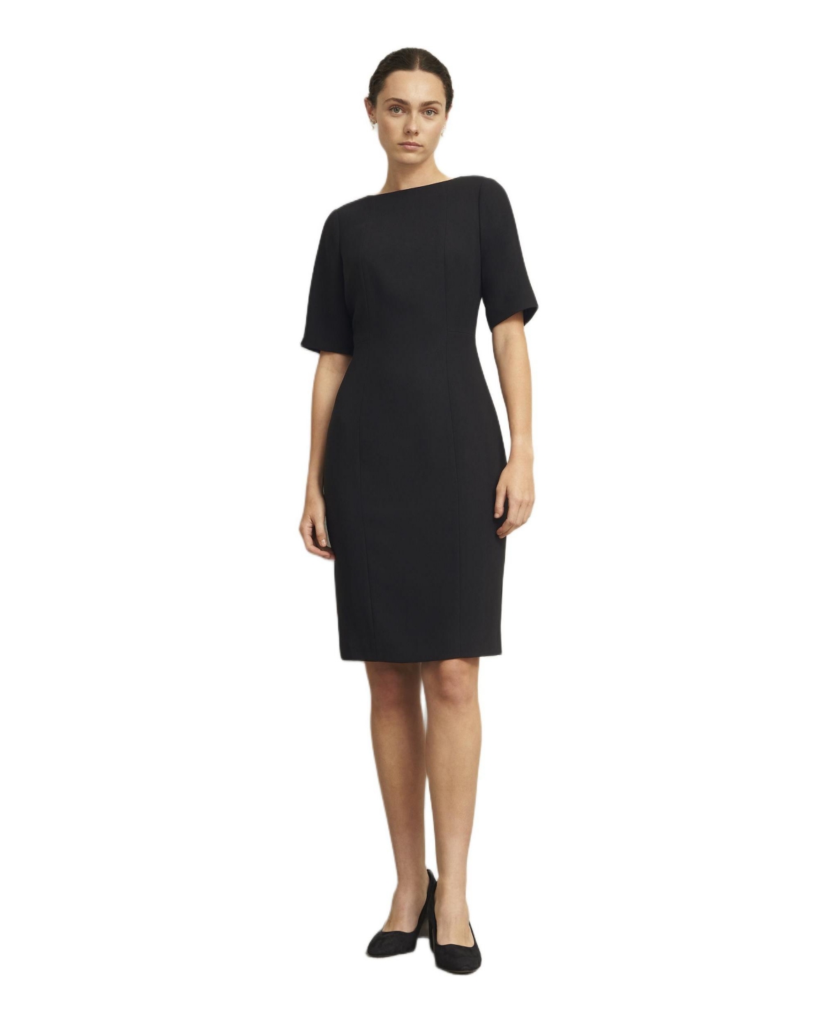 Hobbs London Women’s Rae Sleeved Dress – Black Hobbs London Women’s Rae Sleeved Dress – Black