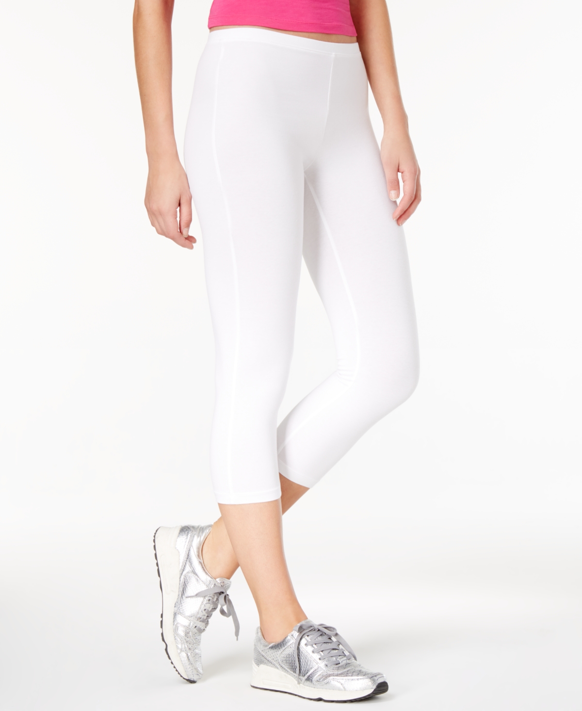Hue Women’s Capri Leggings – White Hue Women’s Capri Leggings – White