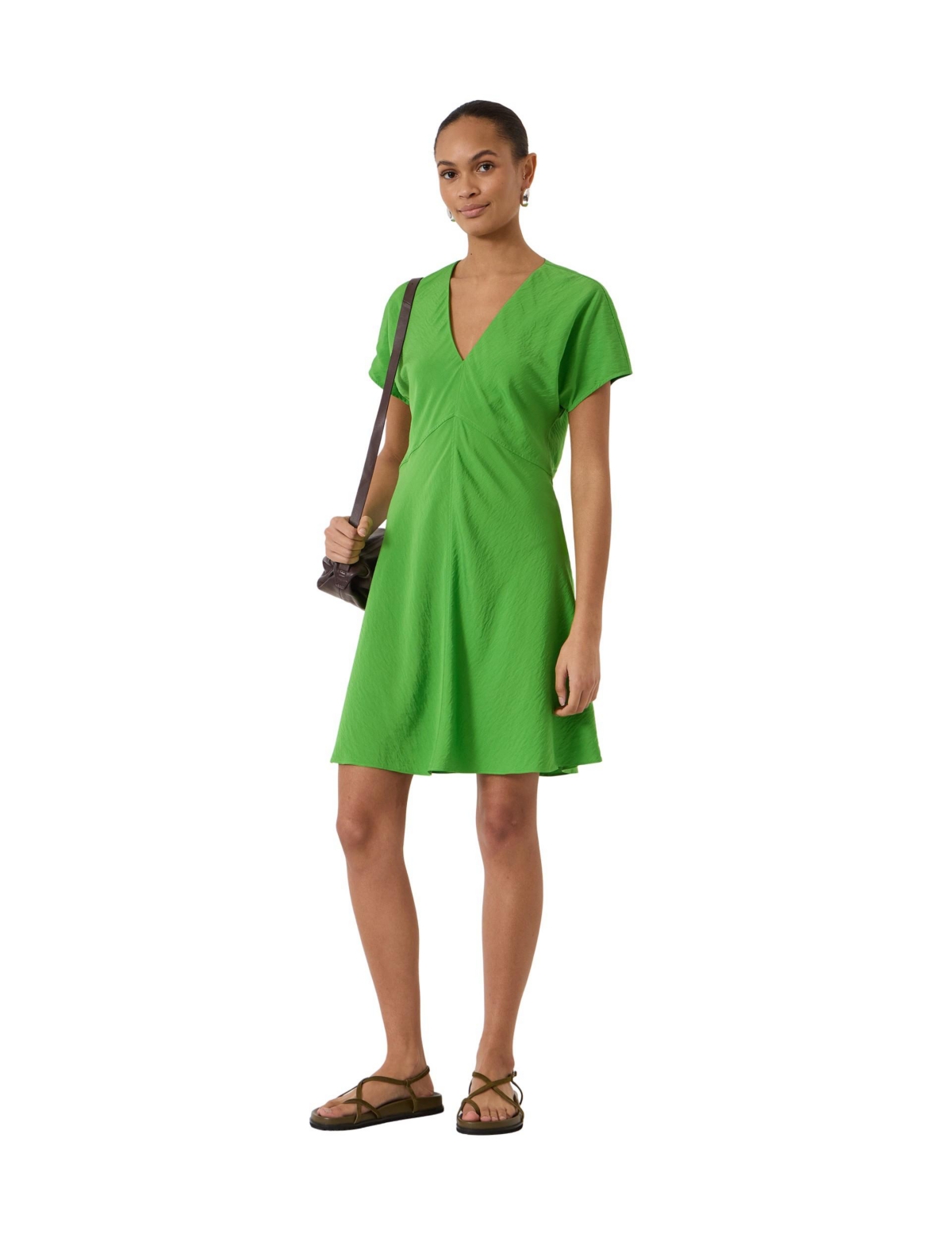 Hush Women’s Grace Air Flow V-Neck Mini Dress – Lime green Hush Women’s Grace Air Flow V-Neck Mini Dress – Lime green