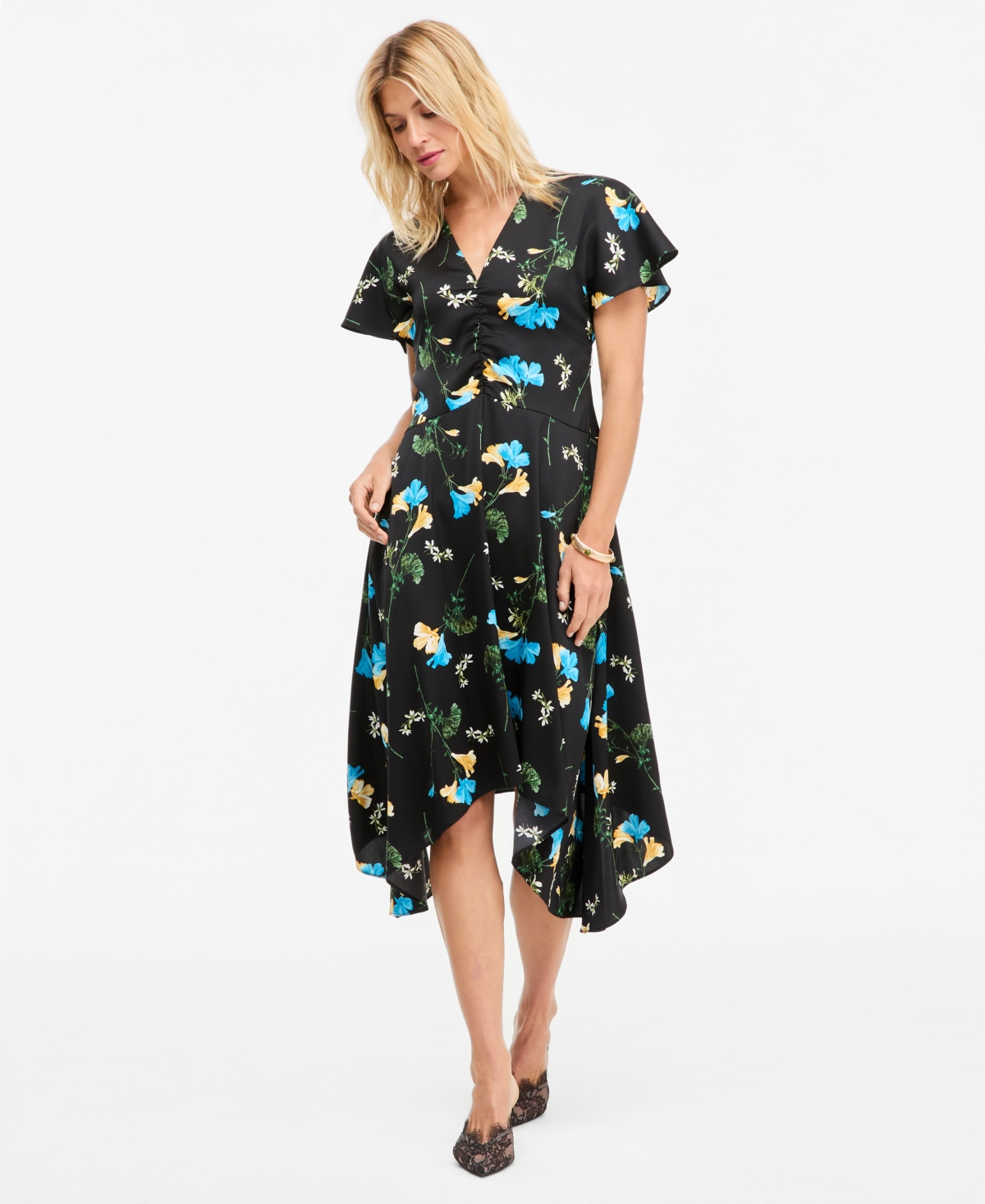 I.n.c. International Concepts Women’s Floral Satin Asymmetrical Hem Midi Dress, Macy’s Exclusive – Mela Floral I.n.c. International Concepts Women’s Floral Satin Asymmetrical Hem Midi Dress, Macy’s Exclusive – Mela Floral