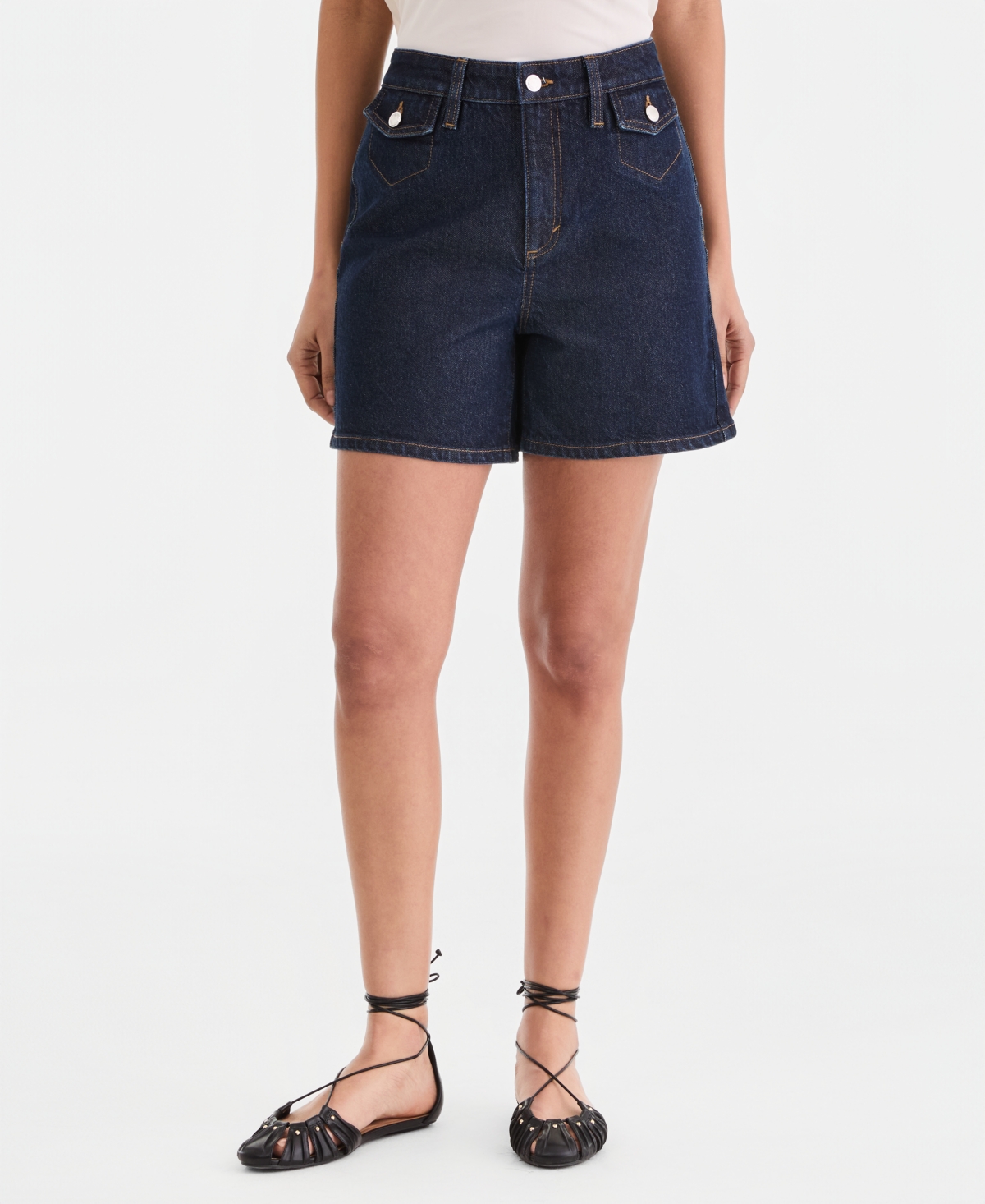 I.n.c. International Concepts Women’s High Waist Denim Shorts – Hudson Wash I.n.c. International Concepts Women’s High Waist Denim Shorts – Hudson Wash