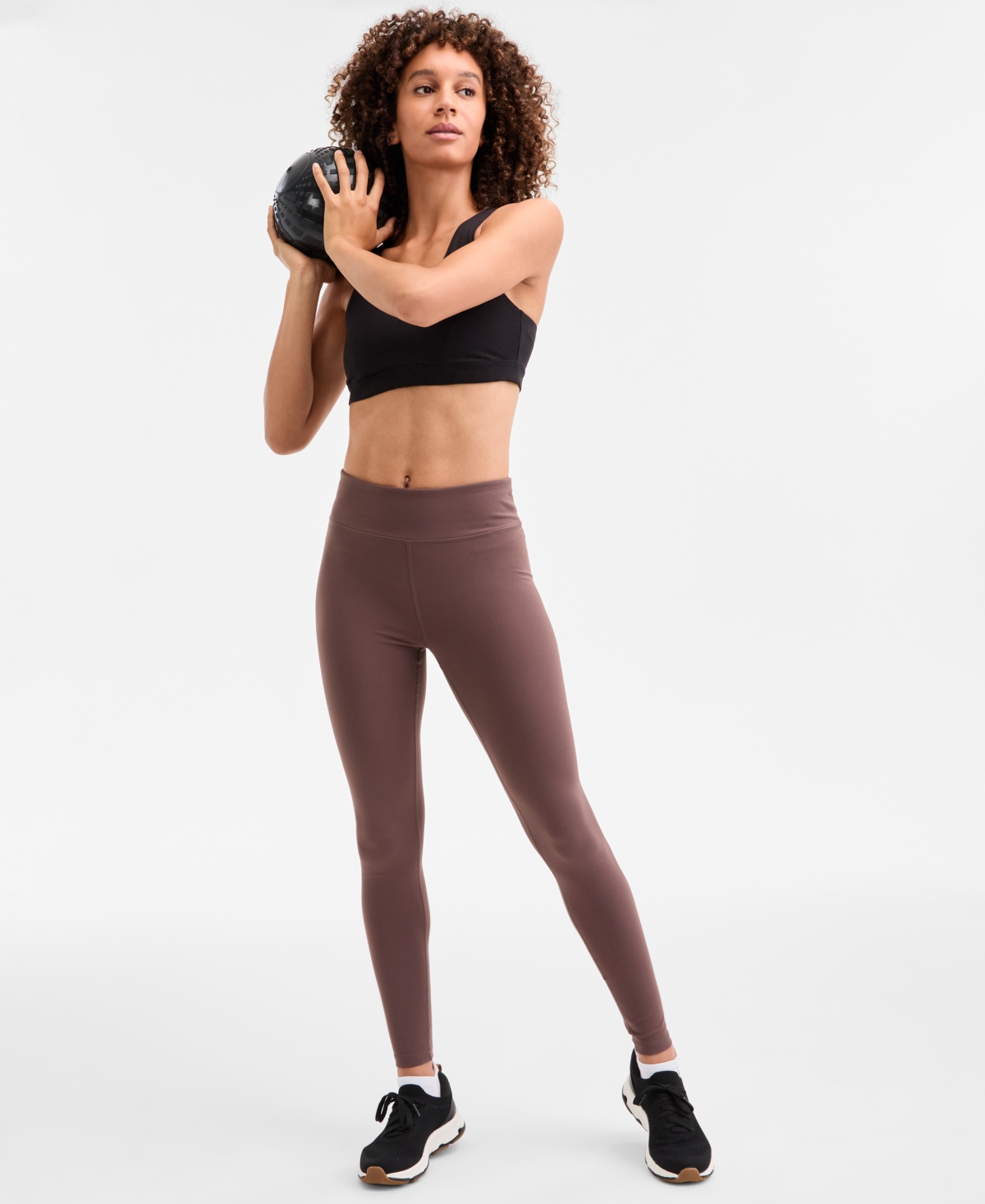 Id Ideology Women’s Studio Full-Length Leggings, Exclusively at Macy’s – Brown Id Ideology Women’s Studio Full-Length Leggings, Exclusively at Macy’s – Brown