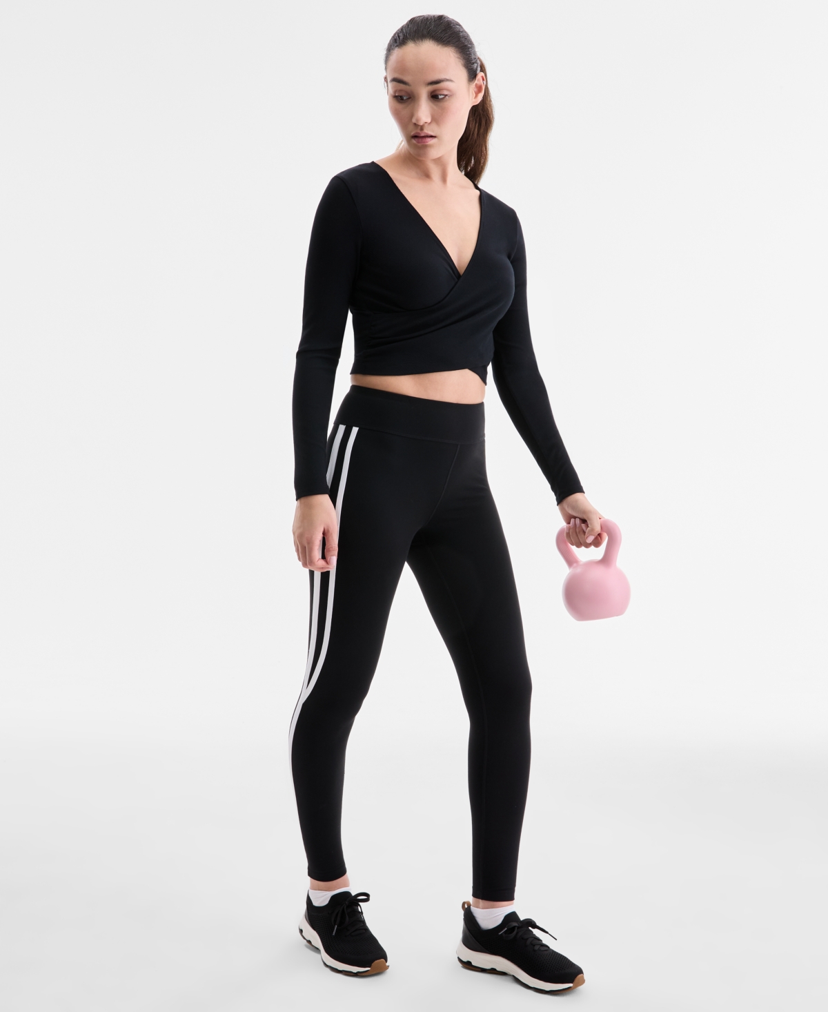 Id Ideology Women’s Studio Side-Stripe Leggings, Macy’s Exclusive – Deep Black Id Ideology Women’s Studio Side-Stripe Leggings, Macy’s Exclusive – Deep Black