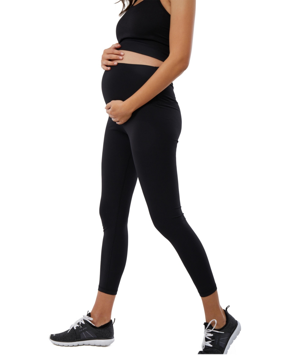 Ingrid + Isabel Maternity Foldover Legging – Black Ingrid + Isabel Maternity Foldover Legging – Black