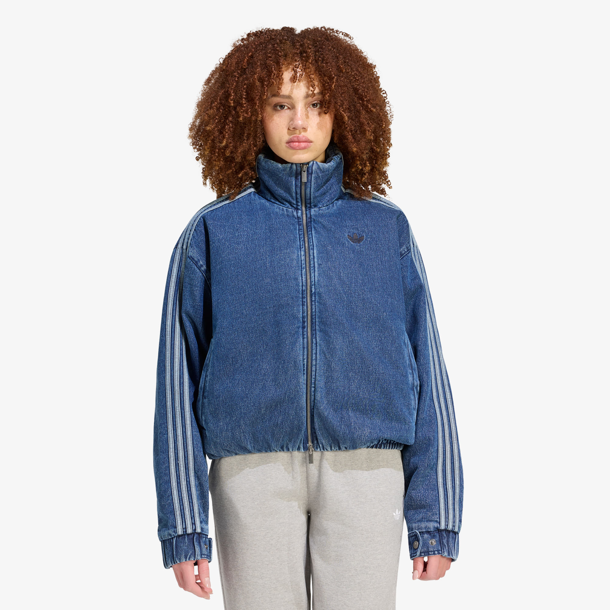 Jacket adidas Firebird Jacket Indigo Denim XS