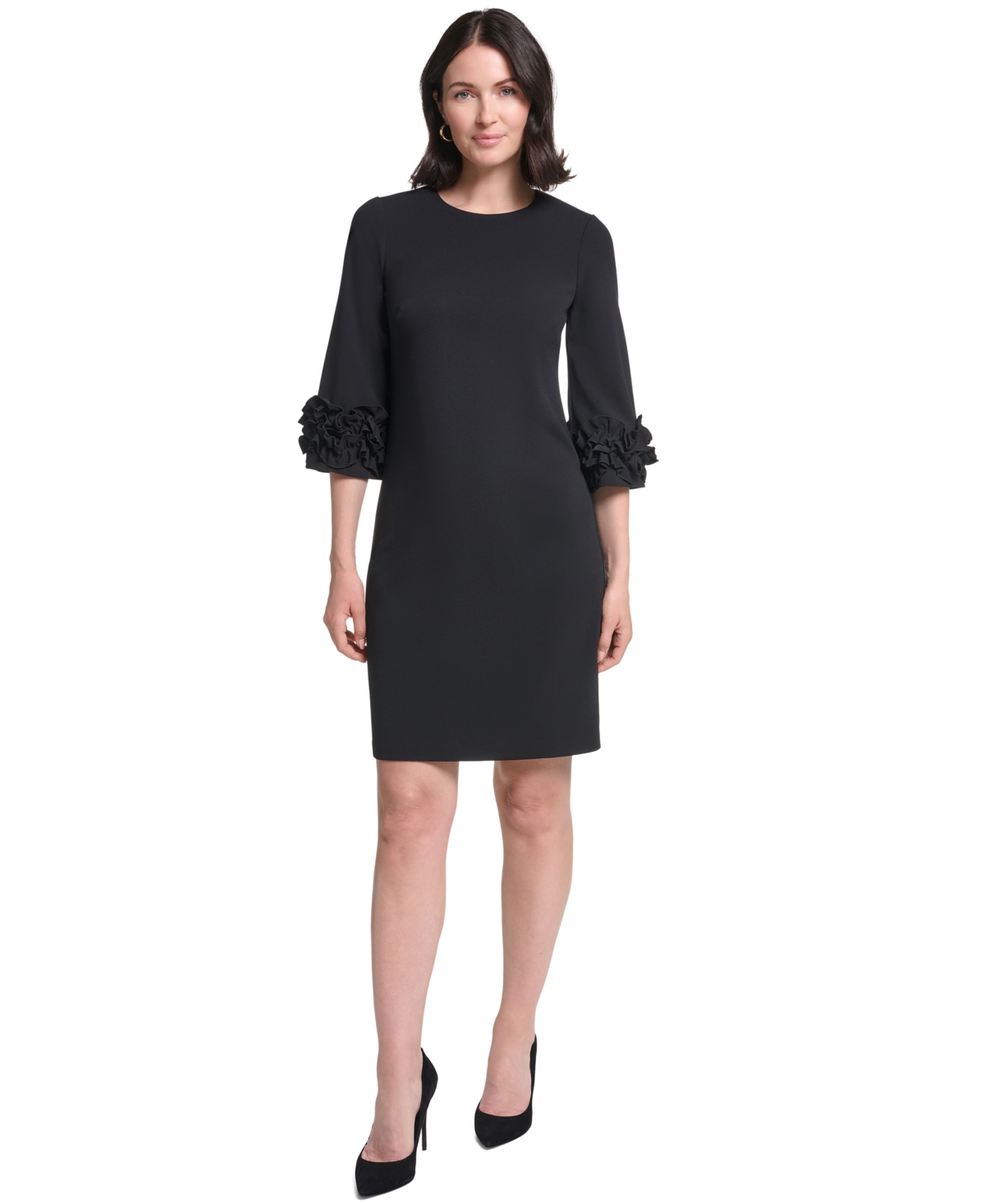 Jessica Howard Women’s Crew Neck Shift Dress – Black Jessica Howard Women’s Crew Neck Shift Dress – Black