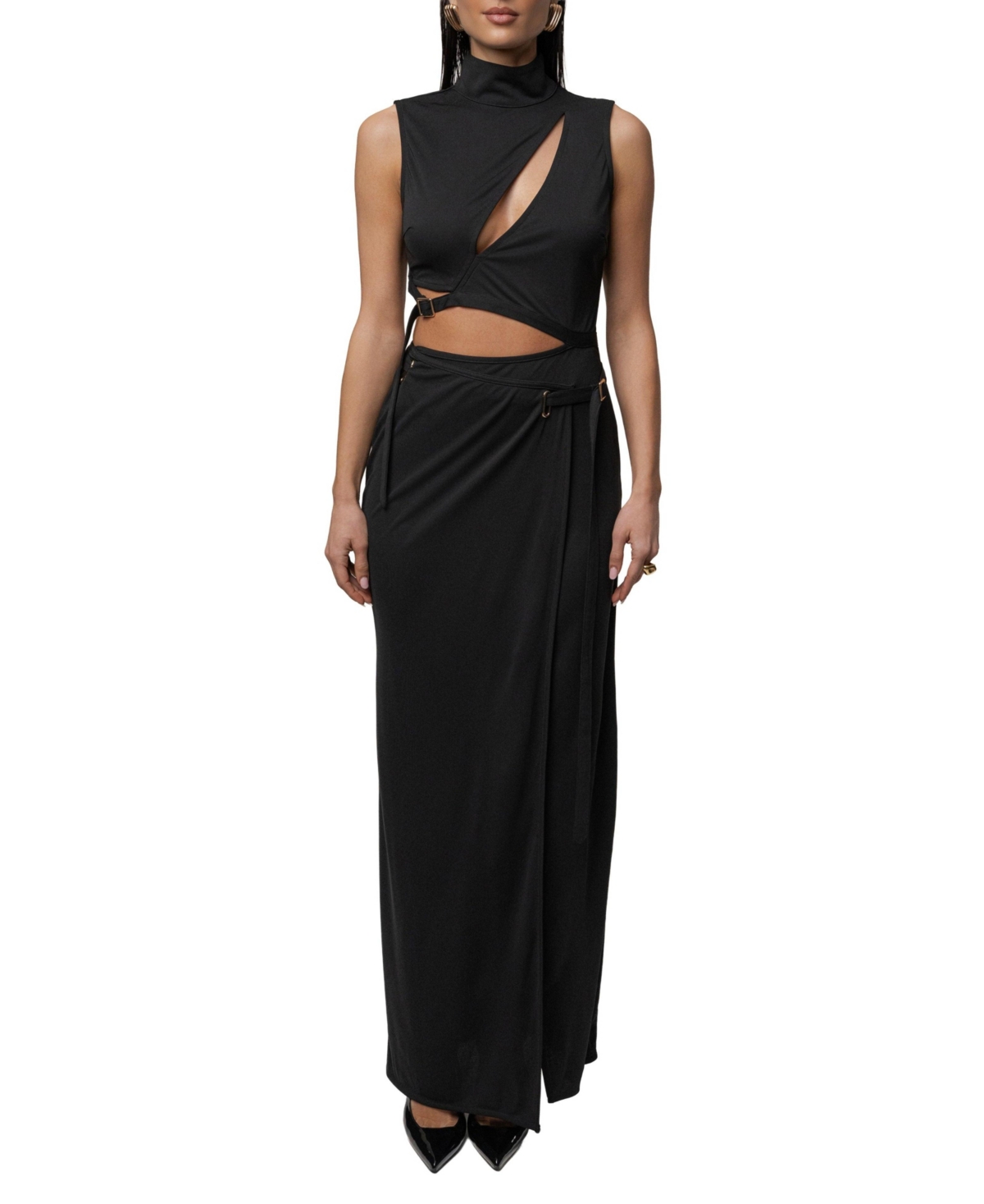 Jluxlabel Women’s Behind The Scenes Dress – Black Jluxlabel Women’s Behind The Scenes Dress – Black