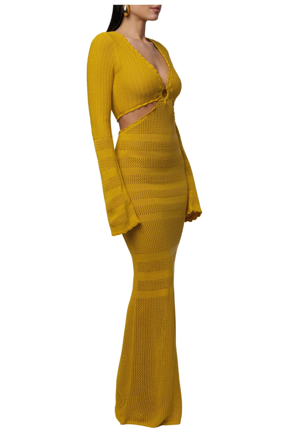 Jluxlabel Women’s Blossom Haven Maxi Dress – Yellow Jluxlabel Women’s Blossom Haven Maxi Dress – Yellow