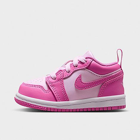 Jordan Infant and Toddler Retro 1 Low Casual Shoes in China Rose/White/Pink Foam Size: 2.0 Jordan Infant and Toddler Retro 1 Low Casual Shoes in China Rose/White/Pink Foam Size: 2.0
