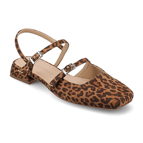Journee Collection Gretchenn Womens Square Closed Toe Mary Jane Shoes, 6 1/2 Medium, Brown