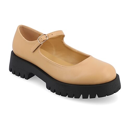 Journee Collection Kamie Womens Round Closed Toe Mary Jane Shoes, 7 Wide, Brown Journee Collection Kamie Womens Round Closed Toe Mary Jane Shoes, 7 Wide, Brown