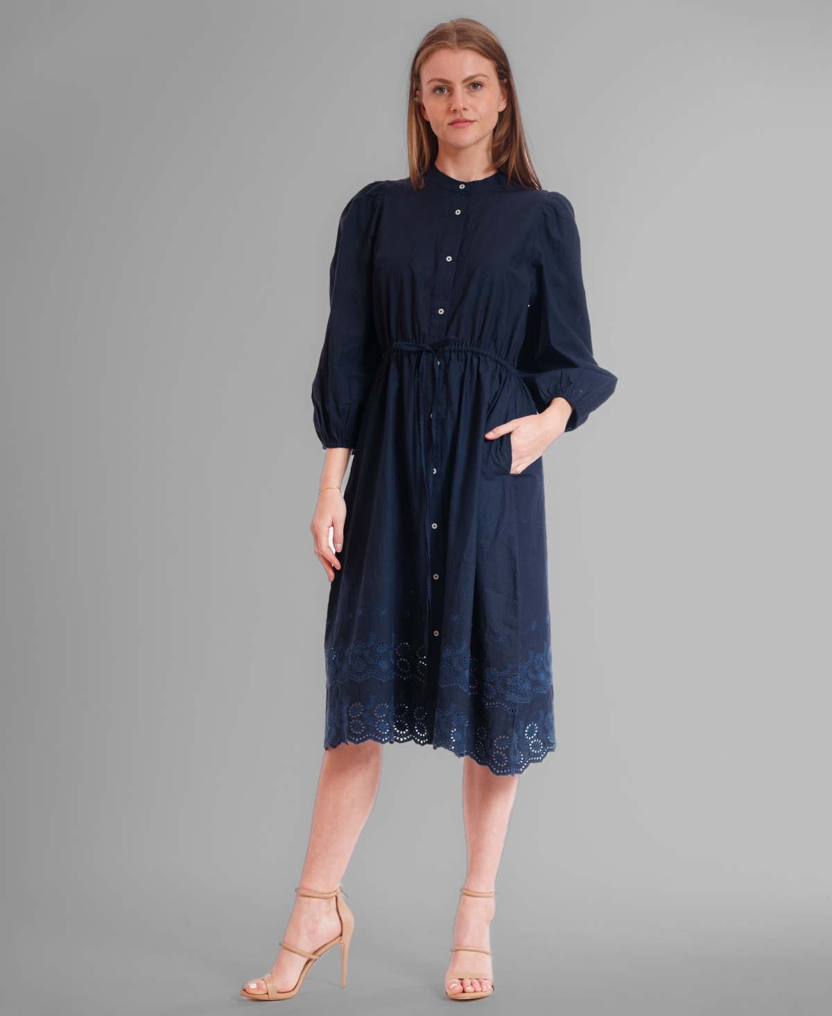 Julia Jordan Women’s Midi Dress – Navy Julia Jordan Women’s Midi Dress – Navy
