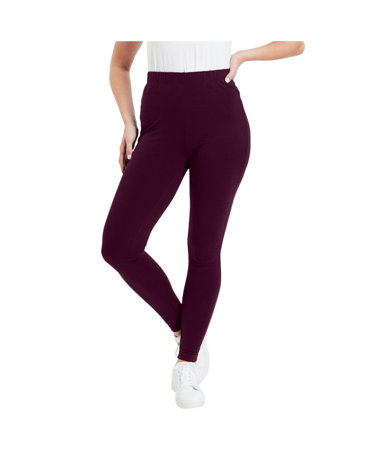 June + Vie Women’s June + Vie Classic Ankle Legging – Fig