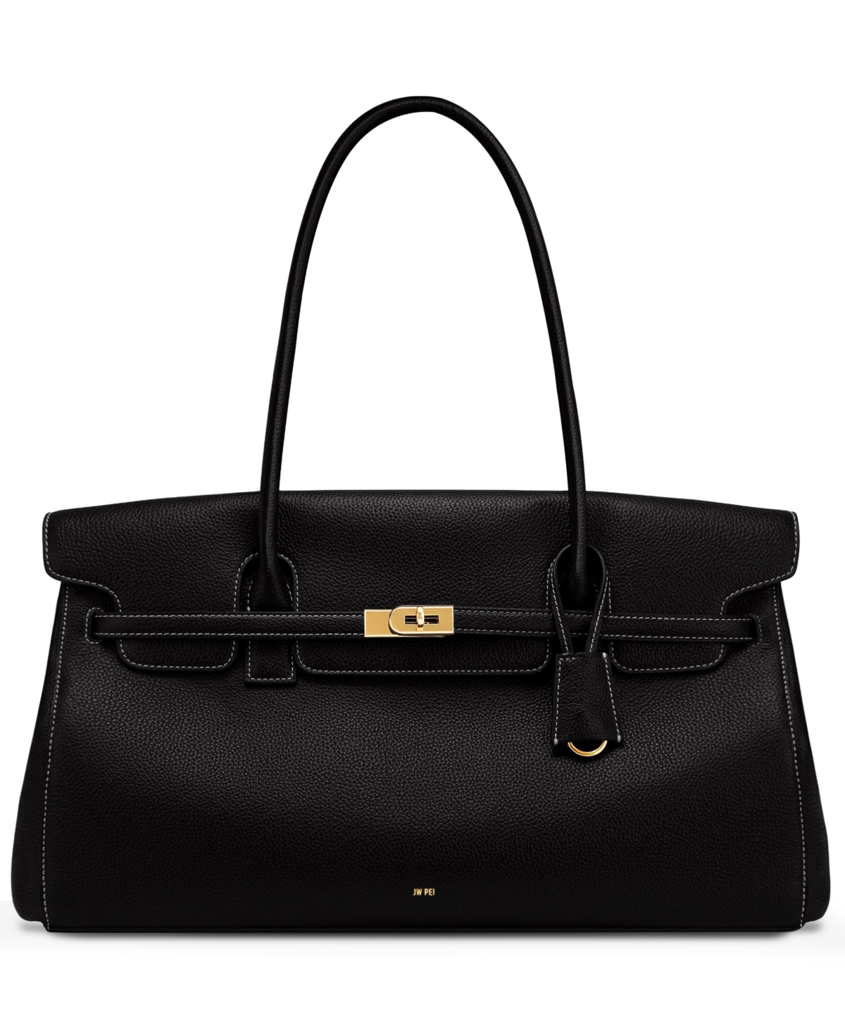 Jw Pei Yara Medium Gold-Tone Hardware Shoulder Handbag – Black Jw Pei Yara Medium Gold-Tone Hardware Shoulder Handbag – Black