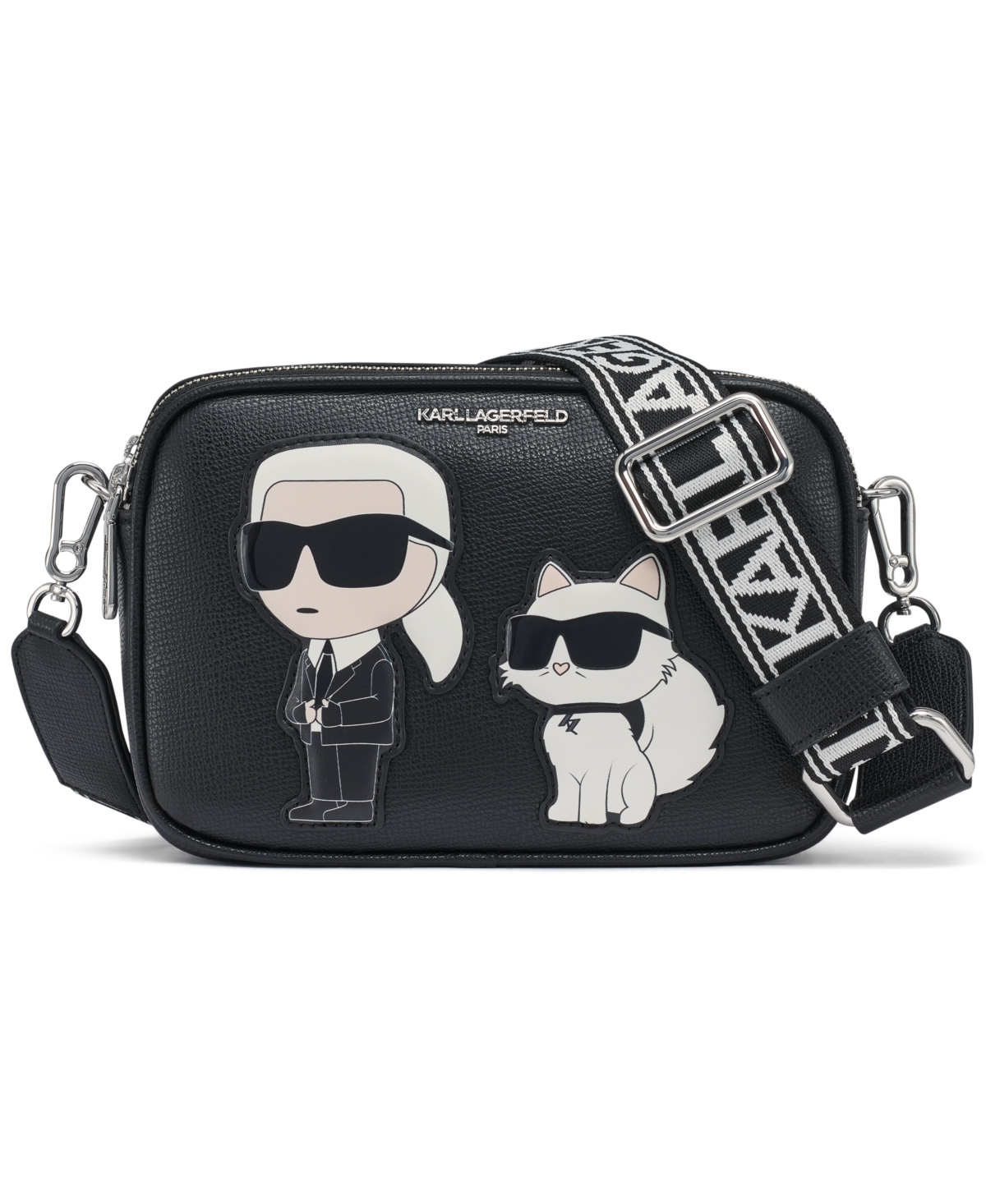 Karl Lagerfeld Paris Maybelle Crossbody – Black Karl Lagerfeld Paris Maybelle Crossbody – Black