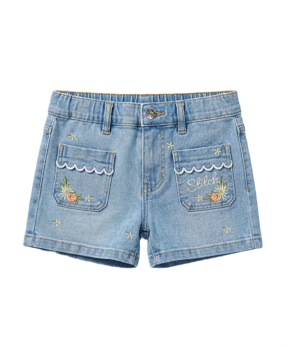 Kate Mack Girls 7-16 Stitch Denim Short – Open Miscellaneous