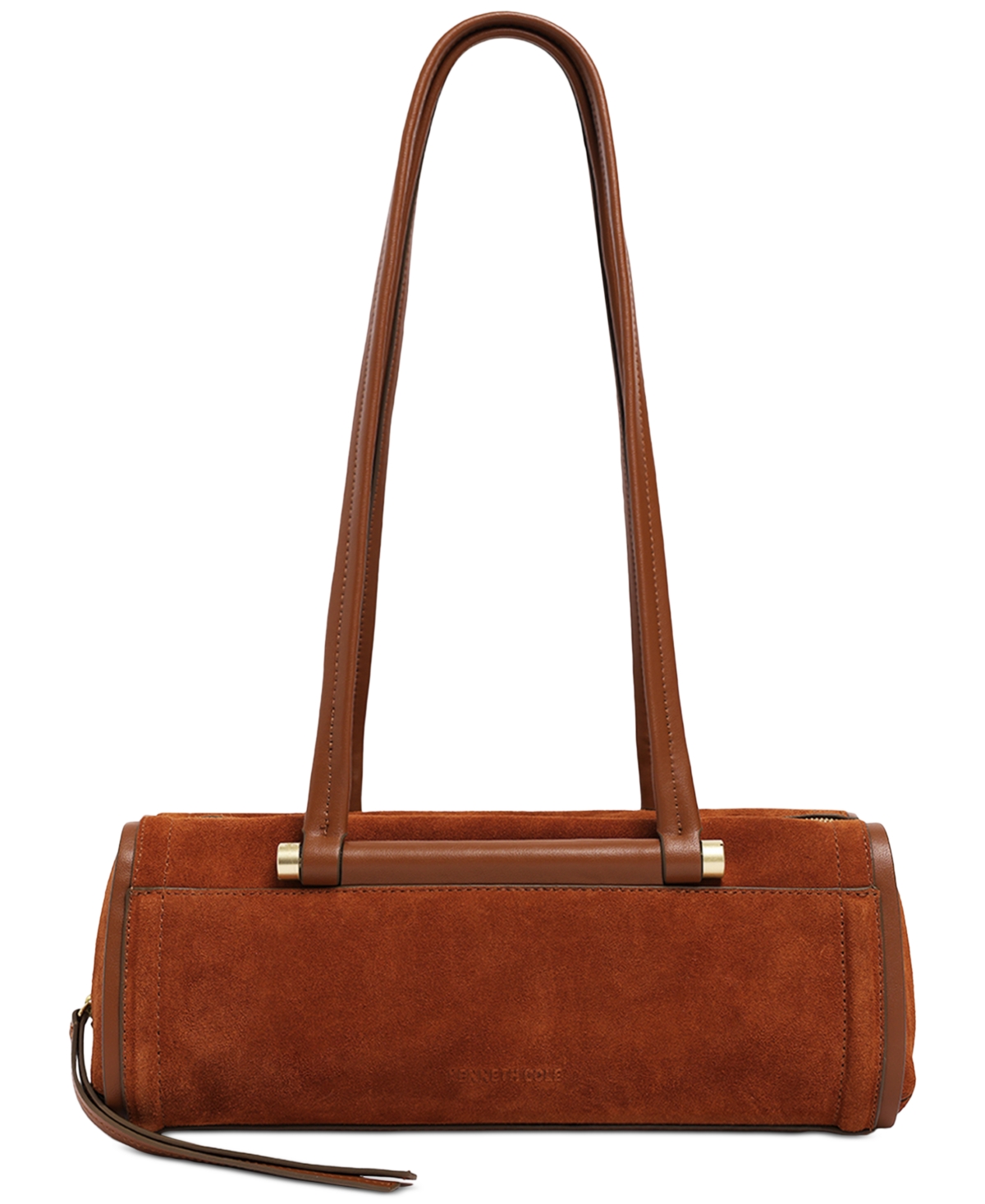 Kenneth Cole Highline East West Medium Leather Shoulder Handbag – Saddle