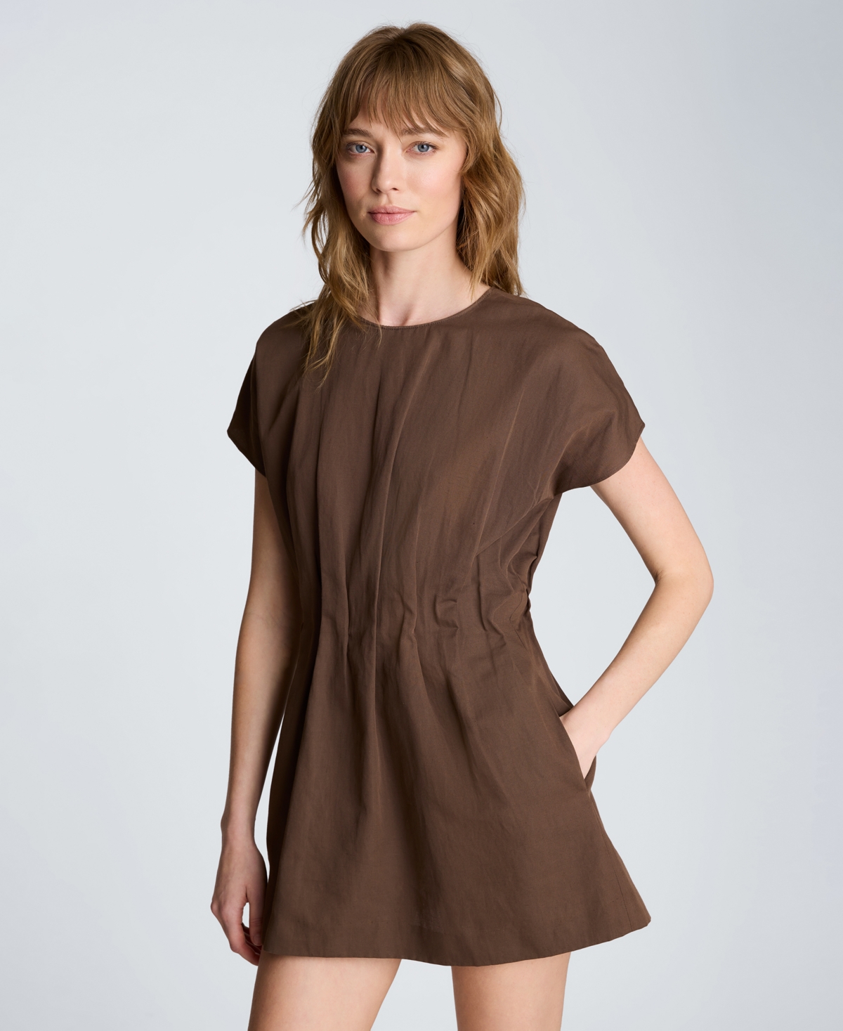 Kenneth Cole Women’s Crewneck Mini Dress – Kola