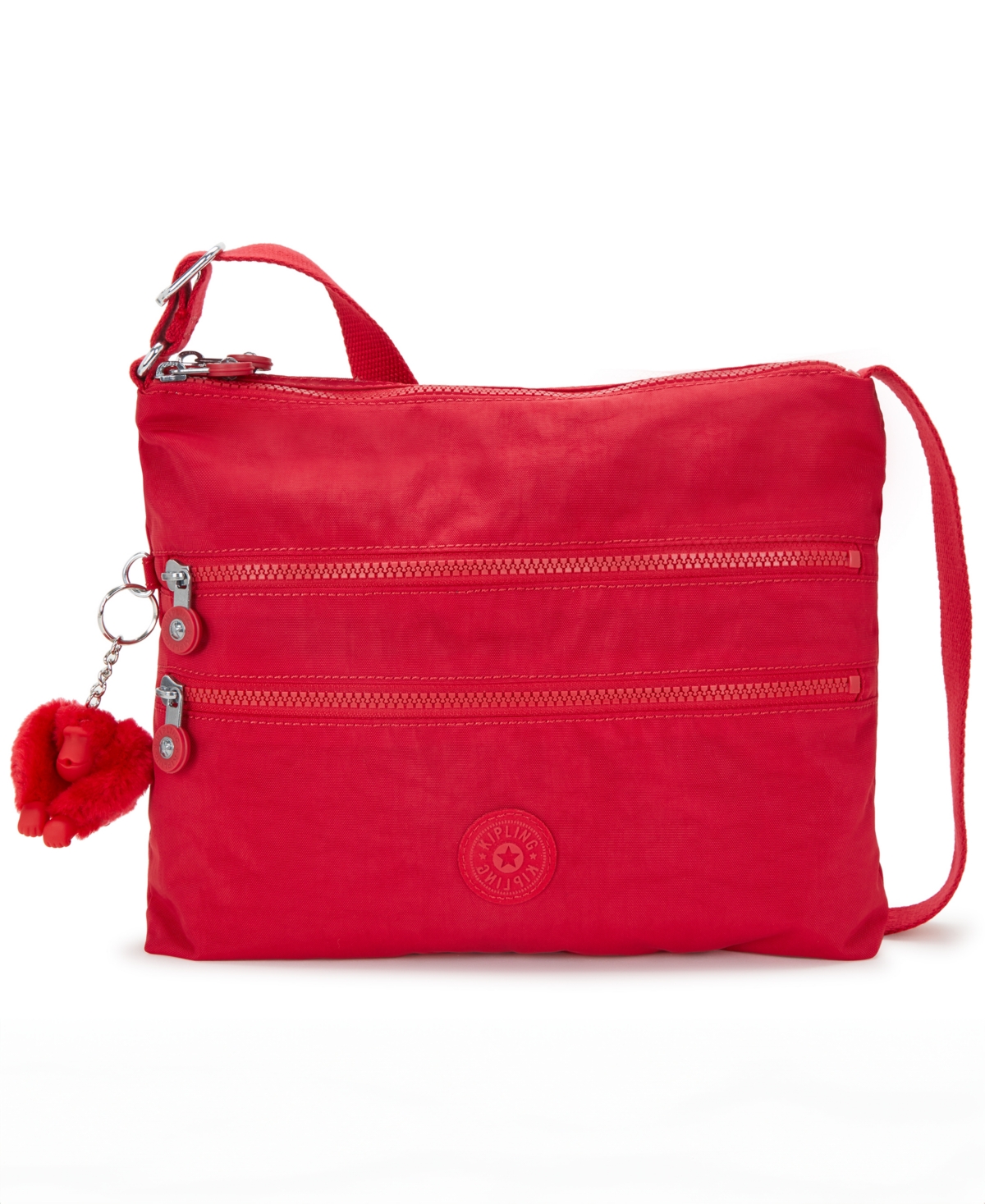Kipling Women’s Alvar Crossbody Bag – Red Rouge Kipling Women’s Alvar Crossbody Bag – Red Rouge