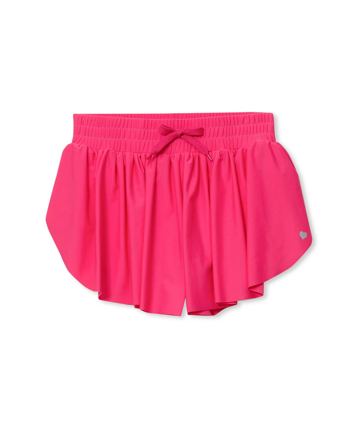 Lands’ End Girls Active Flutter Shorts – Hot pink