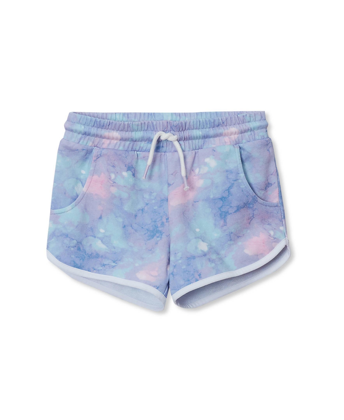 Lands’ End Girls Camp Shorts – Watercolor bubbles/purple Lands’ End Girls Camp Shorts – Watercolor bubbles/purple