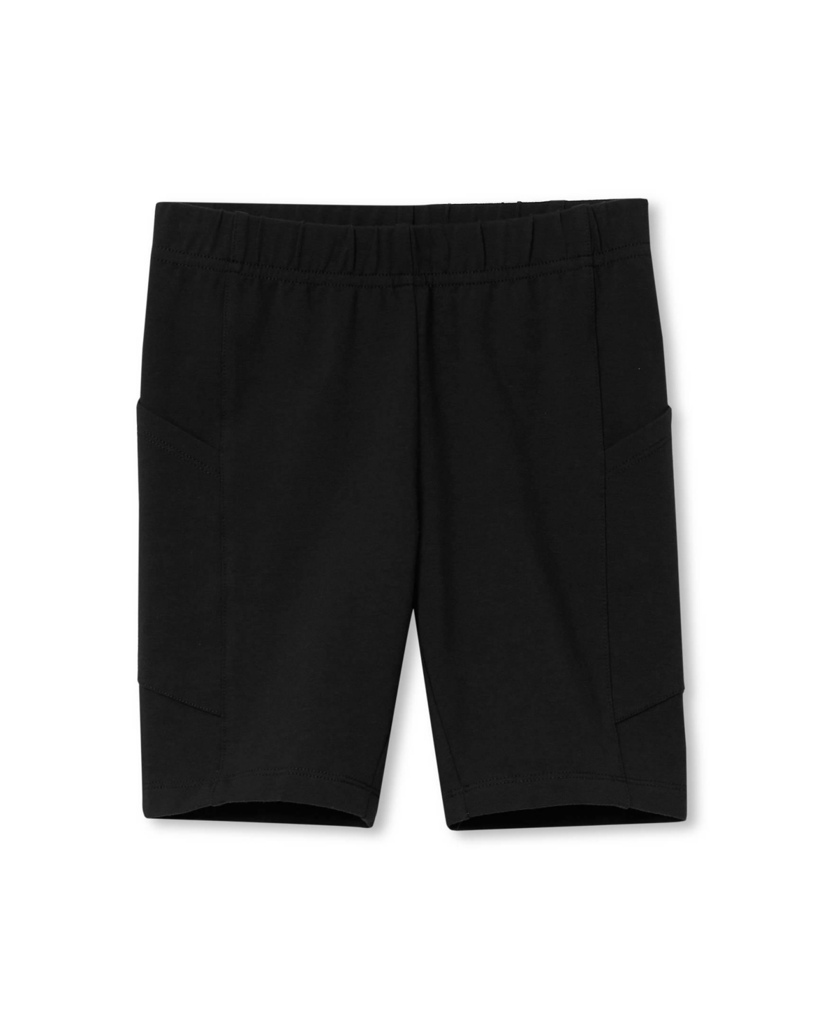 Lands’ End Girls Tough Cotton Bike Short with Pockets – Black Lands’ End Girls Tough Cotton Bike Short with Pockets – Black