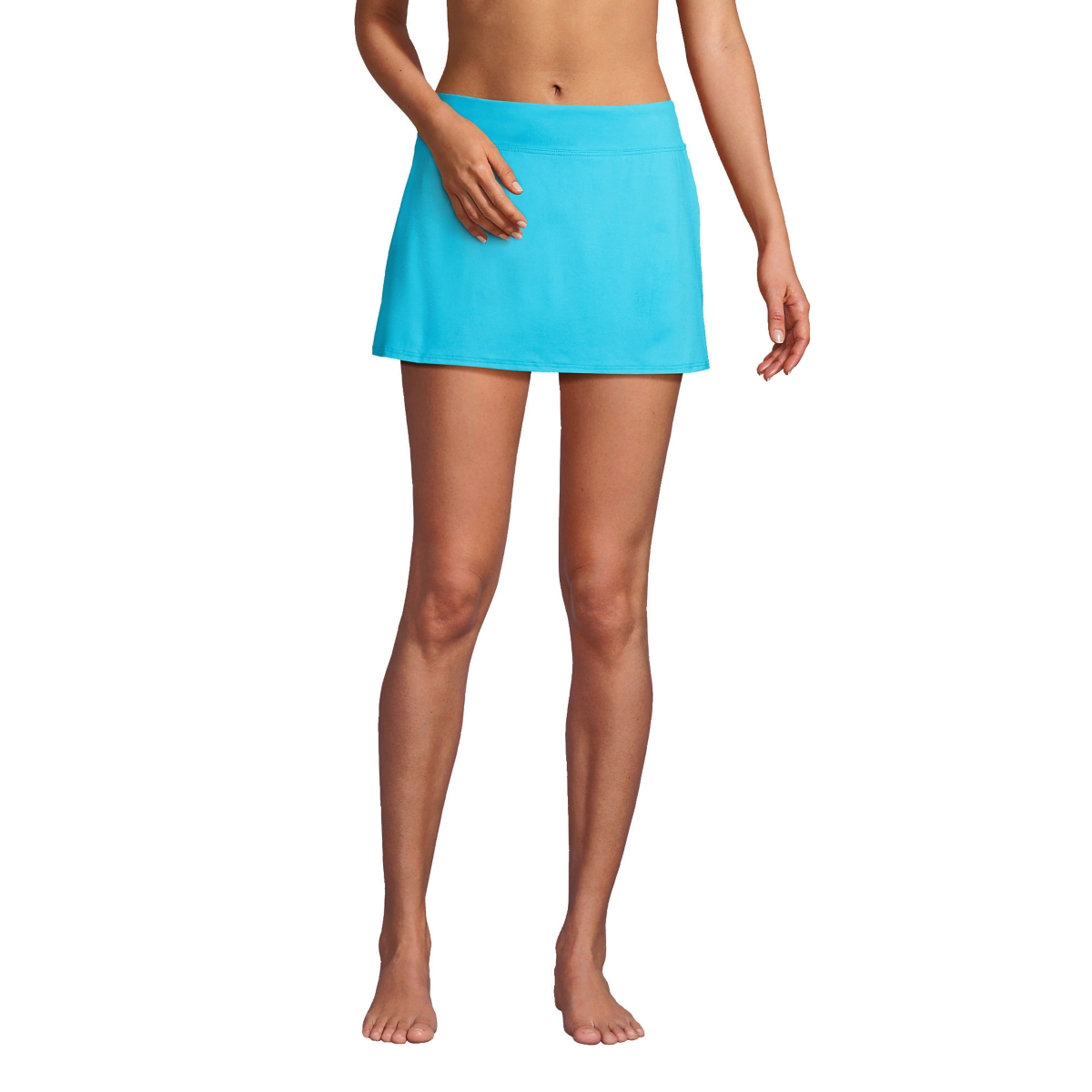 Lands’ End Women’s Petite Tummy Control Swim Skirt Swim Bottoms – Turquoise Lands’ End Women’s Petite Tummy Control Swim Skirt Swim Bottoms – Turquoise