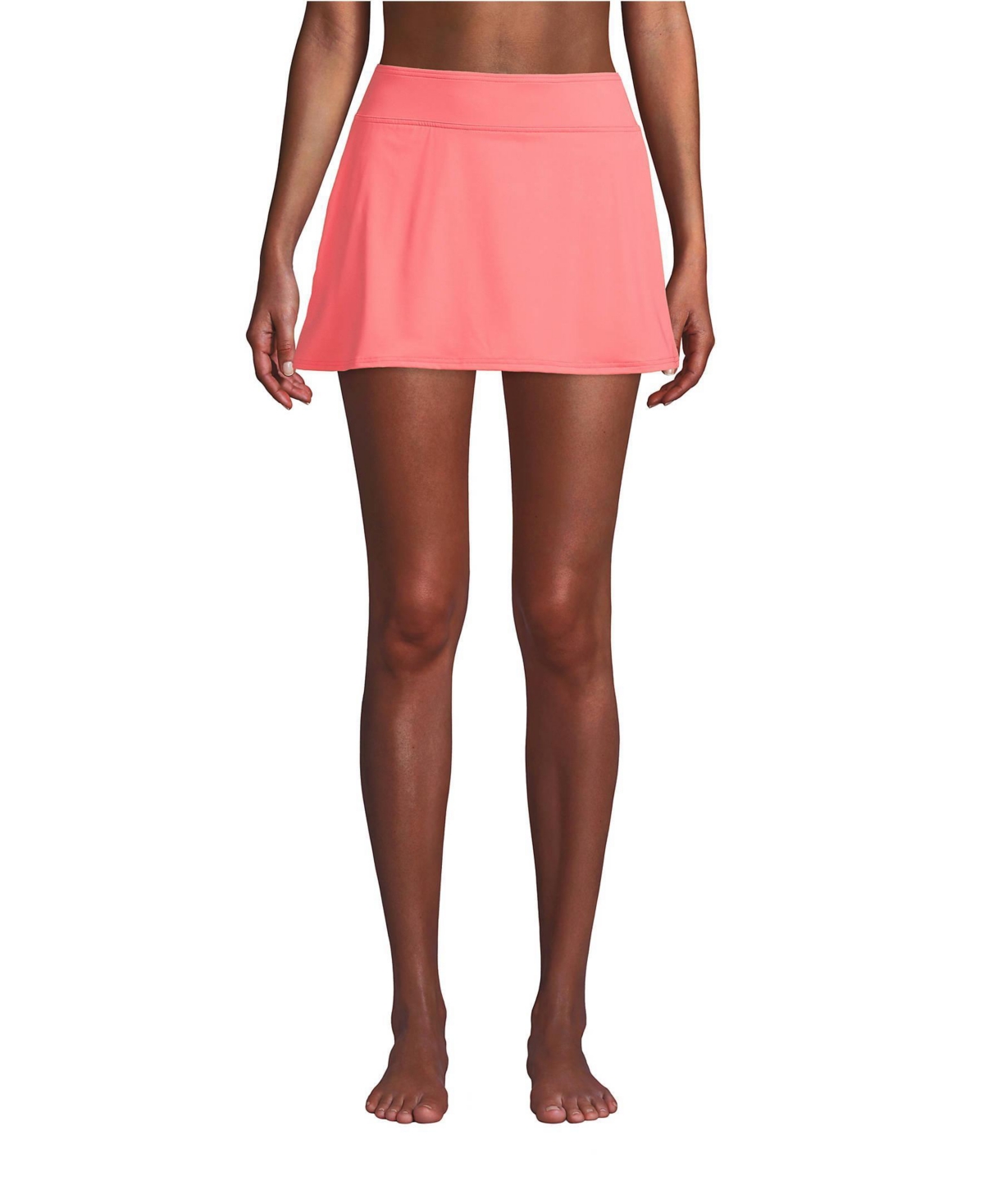 Lands’ End Women’s Tummy Control Swim Skirt – Wood lily